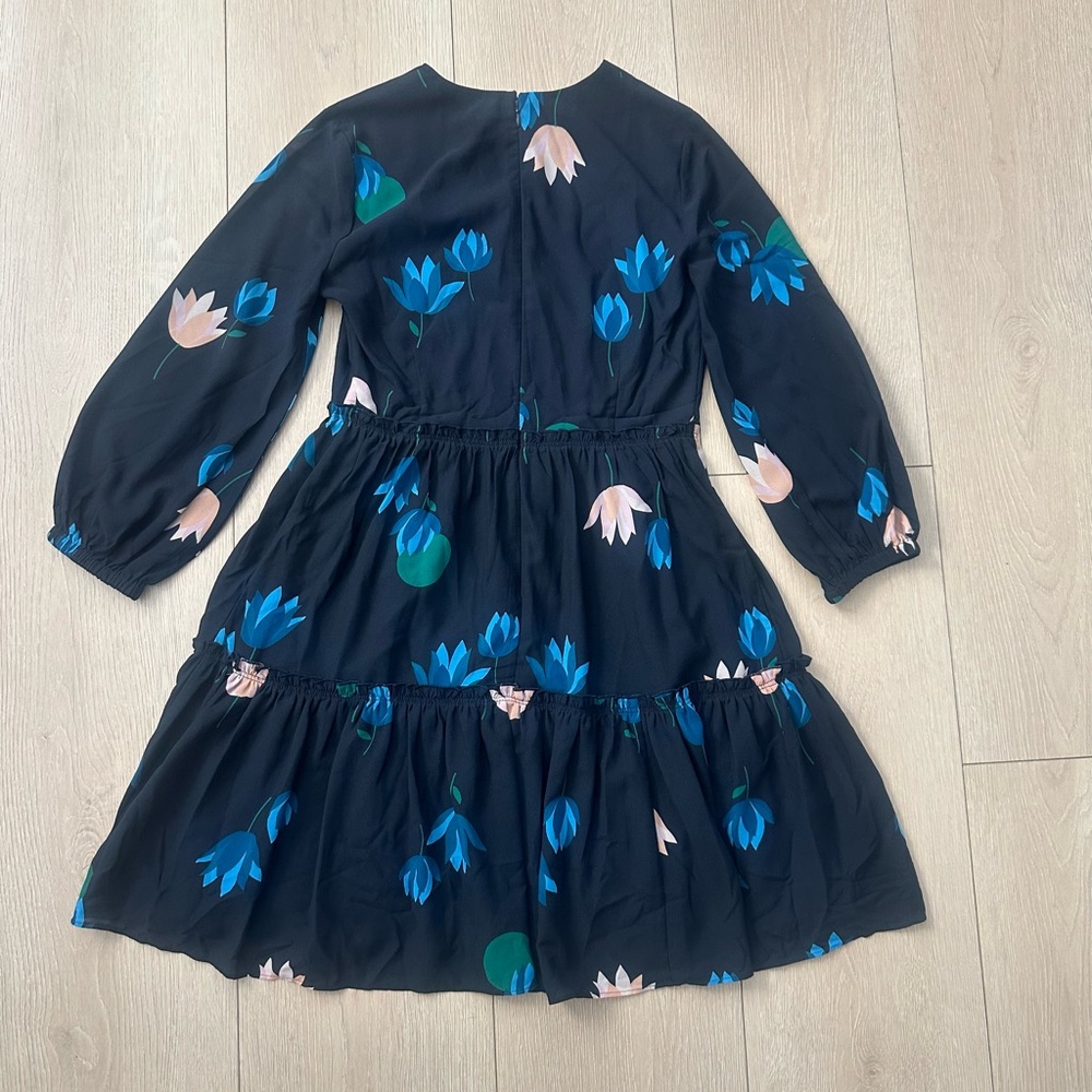 Ann Taylor Floral Midi Dress – Size 4 - Picture 4 of 8